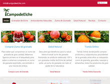 Tablet Screenshot of campodeelche.com